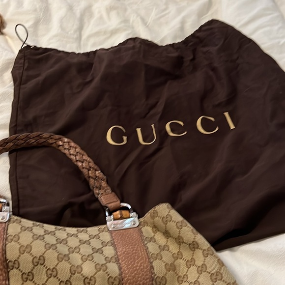 Gucci GG canvas medium bamboo bar tote - Picture 12 of 12